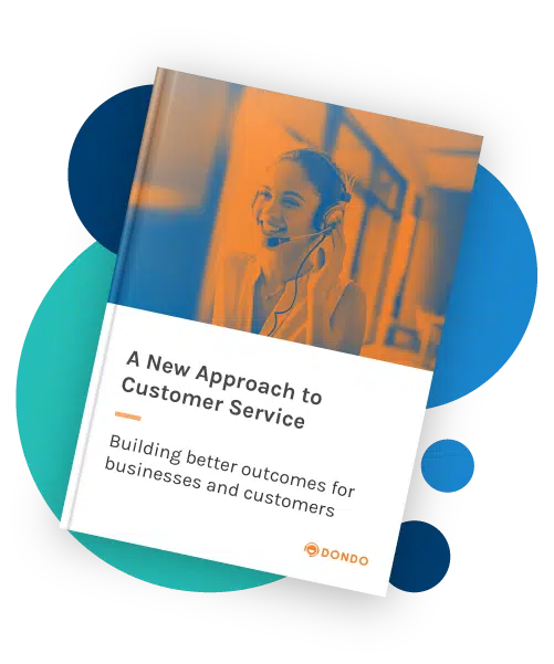 Front cover of the new approach to customer service ebook